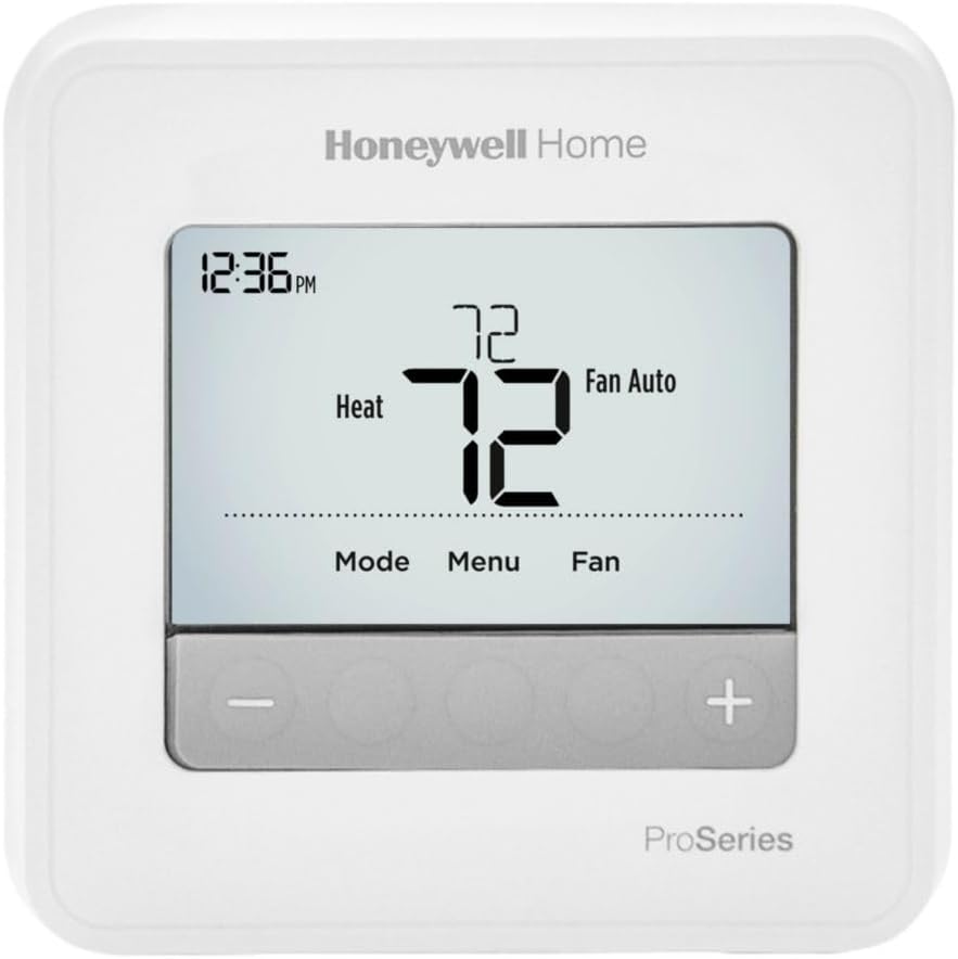 Honeywell – TH4110U2005/U – T4 Pro Thermostat, Programmable or Non-Programmable, 1H/1C