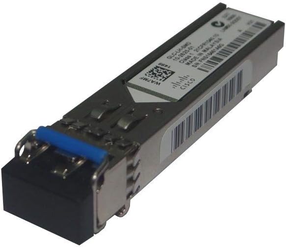 Cisco 1000BASE- LX/LH SFP Module for Gigabit Ethernet Deployments, Hot Swappable, 5-Year Standard Warranty (GLC-LH-SMD=)