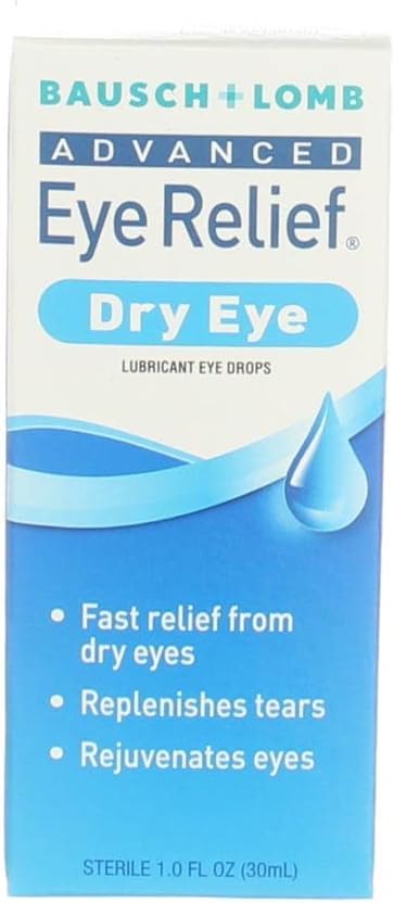 Bausch & Lomb Advanced Eye Relief Dry Eye Lubricant Eye Drops 1oz ( Packs of 2)