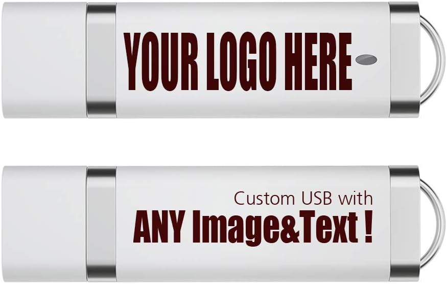 1000PCS 16GB Custom USB Flash Drive Personalized Thumb Drive Logo Printed USB,1000 Pack