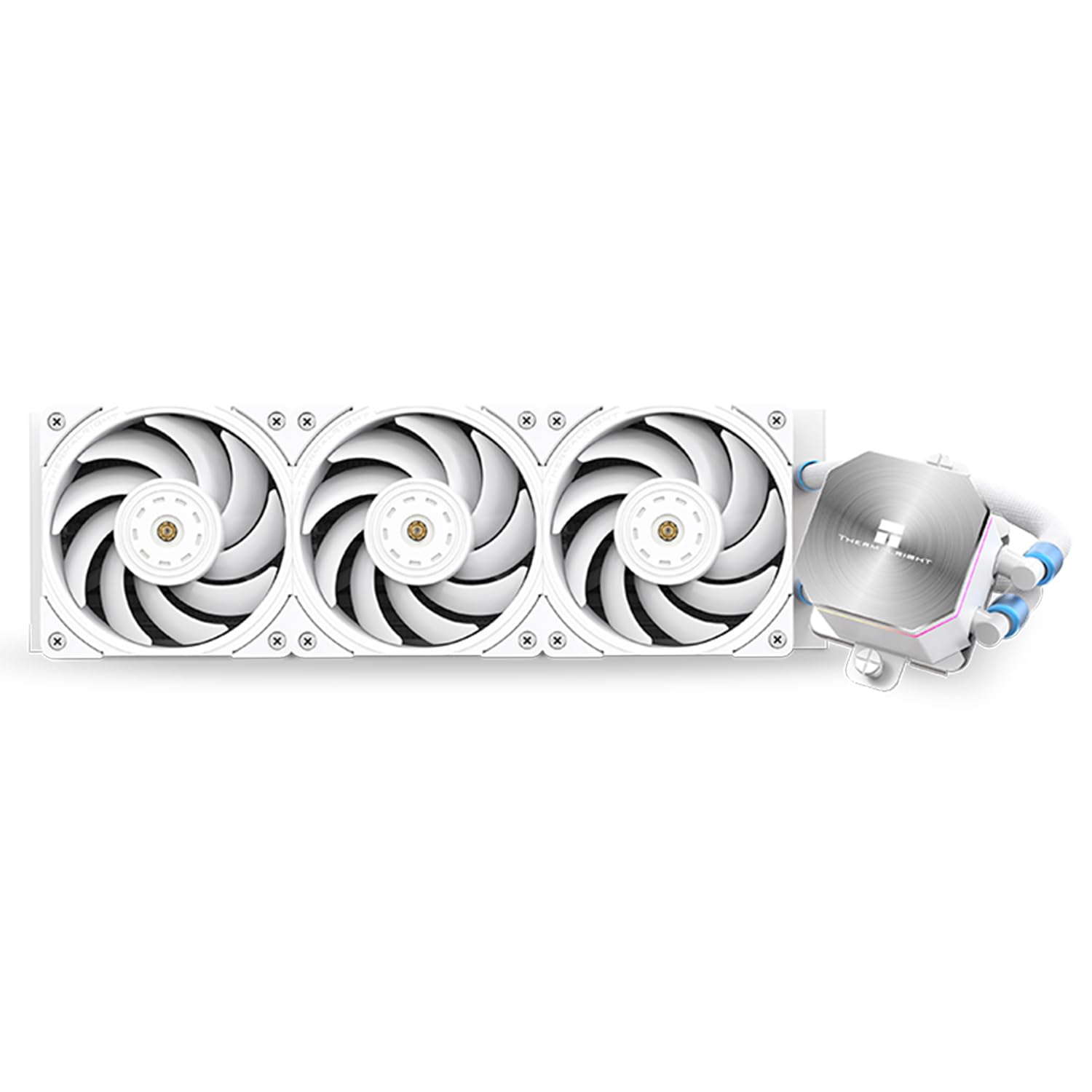 Thermalright Frozen Edge 360 White CPU Liquid Cooler,Efficient PWM Controlled Pump 3300RPM,120mm PWM Fan,Water Cooling Computer Parts,for AMD AM4/AM5,Intel 1150/1151/1200/2011/1700,Computer AIO Cooler