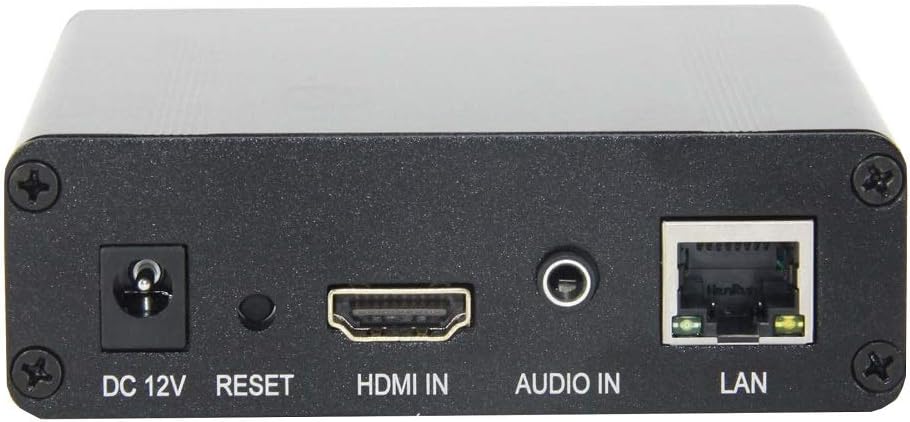 H.265/H.264 HDMI Video Encoder for Live Stream Broadcast on Facebook YouTube Ustream Wowza Streaming Platforms.Support RTMP/RTMPS/RTSP/UDP/RTP/HTTP/m3u8/FLV,HDMI to IP Encoder