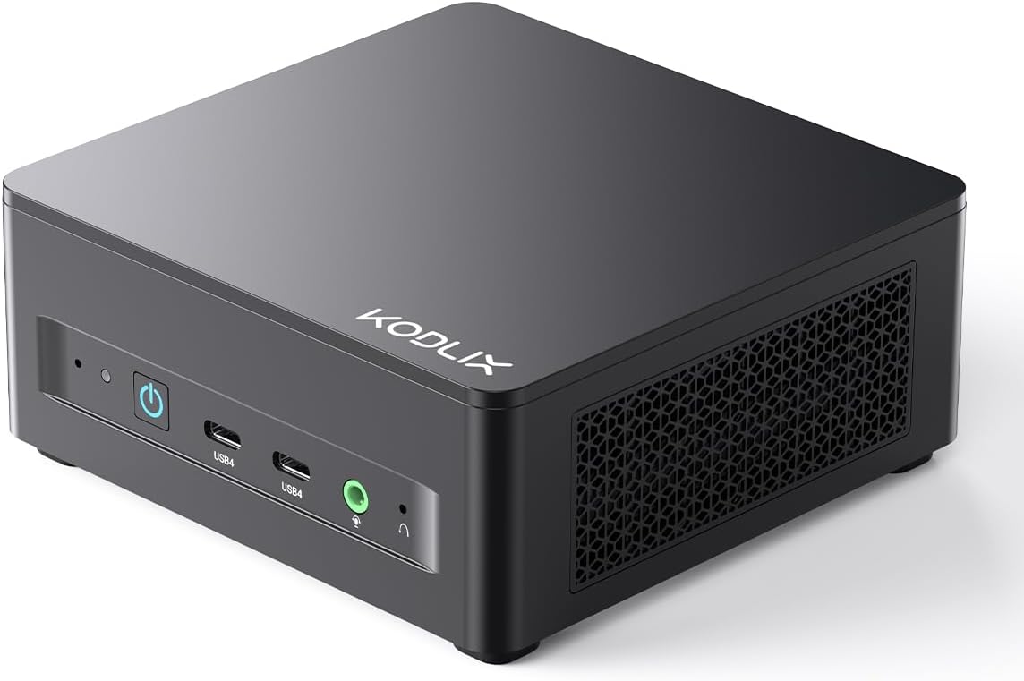 AD69 Mini PC AMD Ryzen 9 6900HX 8C/16T Mini Computers, AMD Radeon 680M 32GB DDR5 RAM 1TB PCIe4.0 SSD, Micro Computer Support 8K Quad Display 2xUSB4+2xHDMI2.1, 2.5GbE LAN/4x USB3.2/WiFi6E/BT5.3