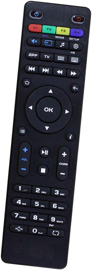 Original Replacement Remote Control for Mag254 250 255 256 257 275 349 350 351 352 OTT Tv Box Linux IPTV Set-Top Box, Black