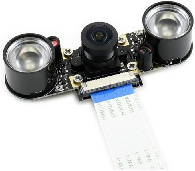 waveshare 8MP IMX219-160IR Camera Compatible with NVIDIA Jetson Nano and Compute Module 3/3+,8 Megapixels Camera Module 160 Degree FOV Infrared Night Vision 3280×2464 Resolution