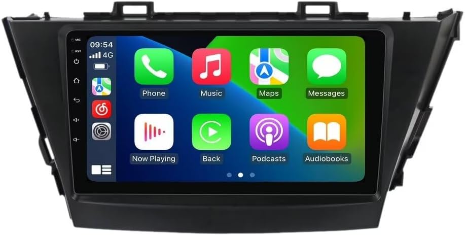 8+128GB 8Core Car Radio Stereo for Toyota Prius Plus V Alpha 2012-2017 Dash Kit Car GPS Navigation,9″ IPS Touch Screen Head Unit with Car-Play & Android Auto/SWC/DSP/Rear View