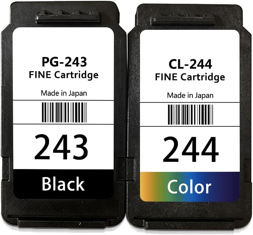 Weizhiya for Canon PG-243 CL-244 Ink Cartridges Pixma TR4520, MX492, MG2520, MG2922, TS302 and TS202 Printers Multi Pack