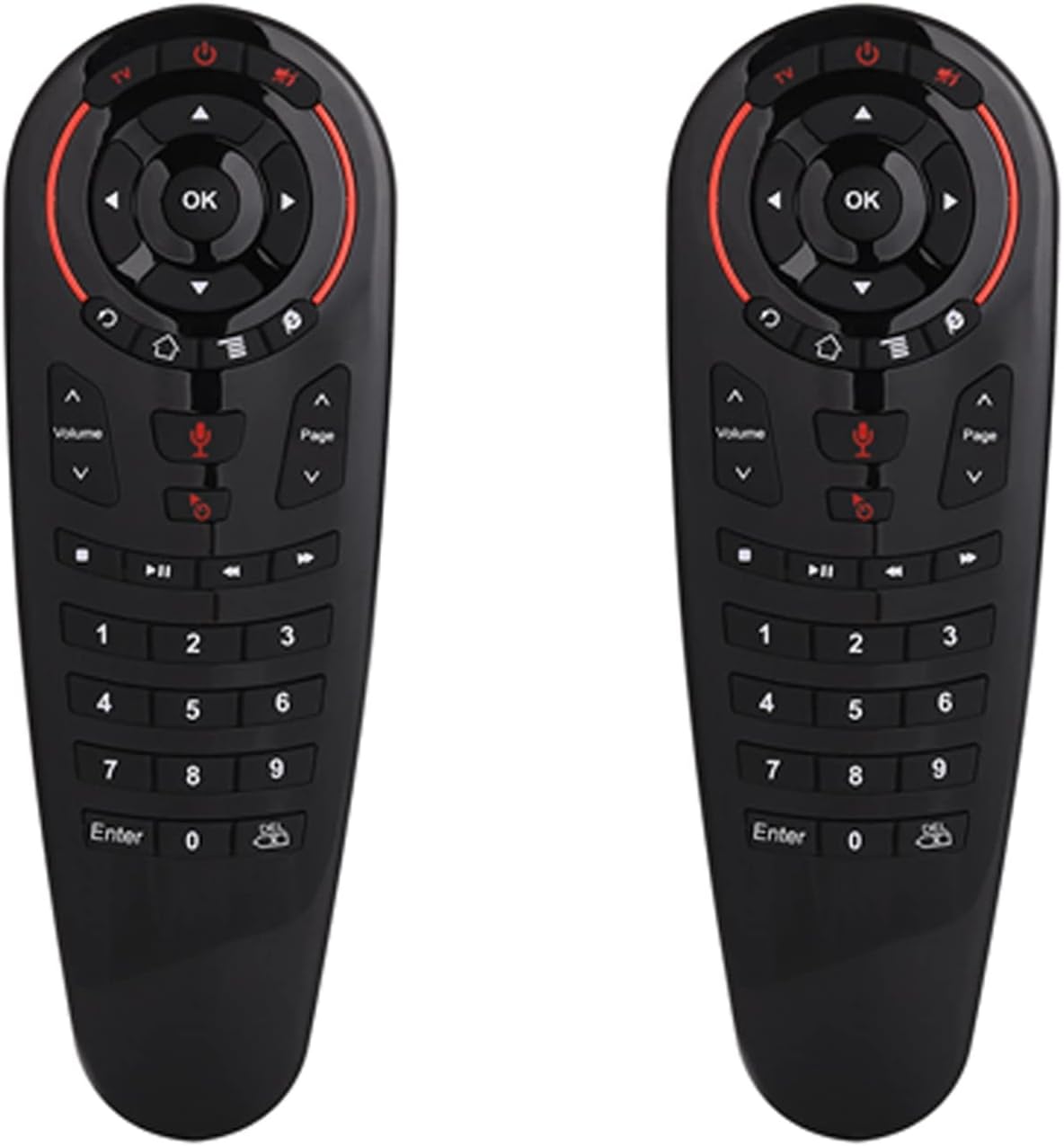 2X G30S Voice Air Mouse Remote Control 33 Keys IR Learning Gyro Sensing Wireless Smart Remote for Android TV Box