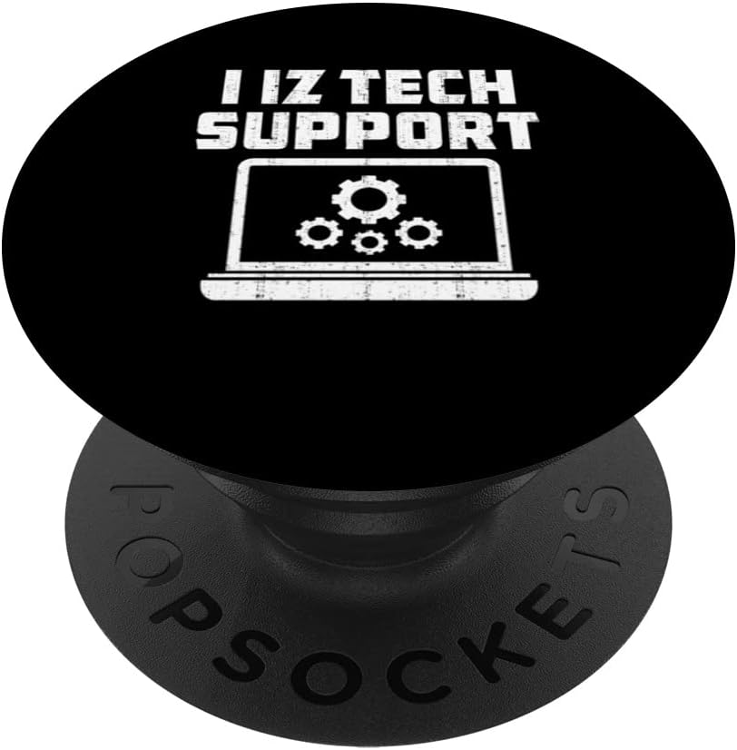 Technical Support Expert Professional IT Worker Tech Savvy PopSockets Swappable PopGrip