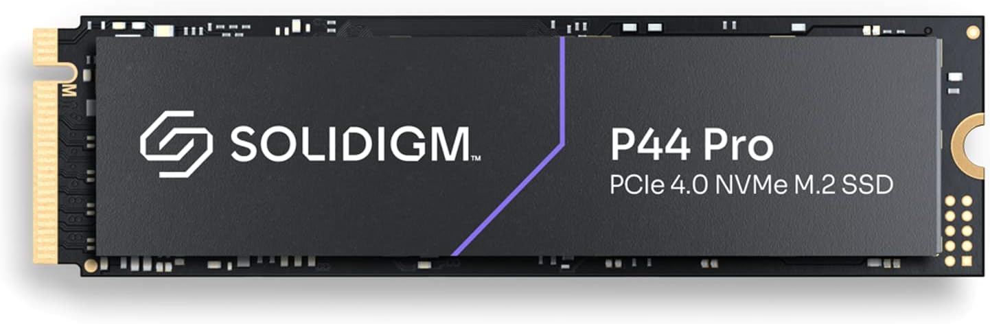 Solidime Solidigm Internal SSD P44 Pro Read Speed: 7 GB/s (Max), High Speed NVMe PS5 Support, 2TB/ (SSDPFKKW020X7X1 /A)