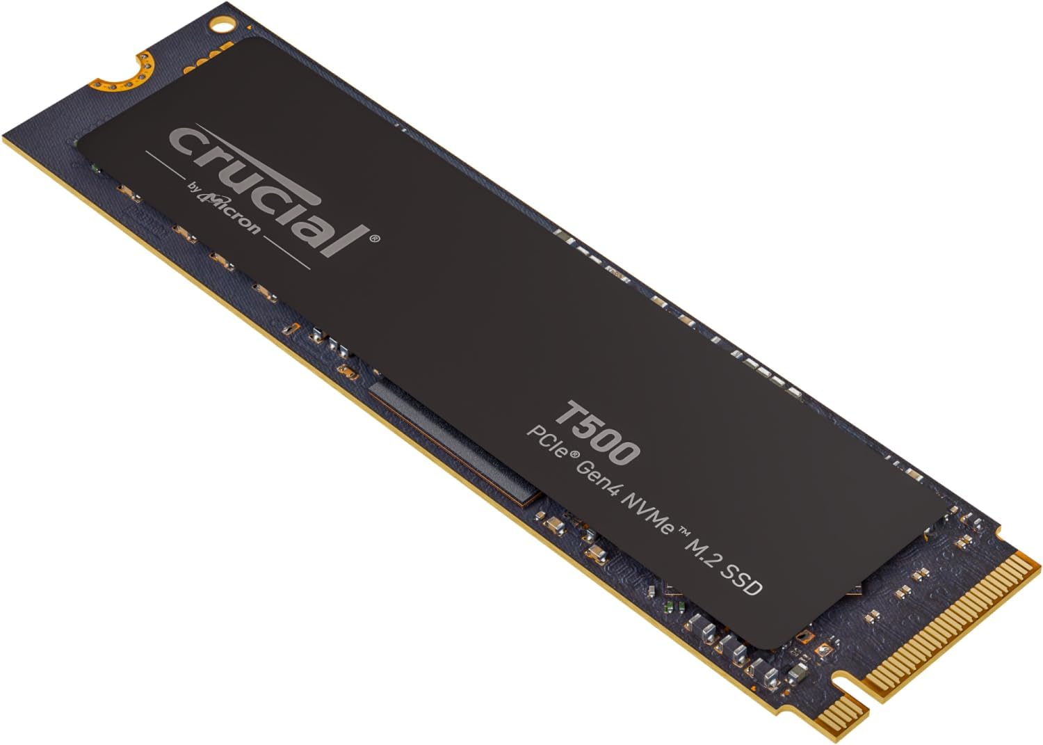 Crucial T500 500GB Gen4 NVMe M.2 Internal Gaming SSD, Up to 7200MB/s, Laptop & Desktop Compatible + 1mo Adobe CC All Apps – CT500T500SSD8