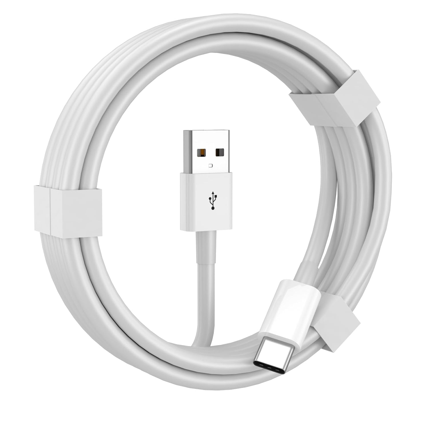 Car CarPlay Cable for iPhone 16/15,iPhone 16/15Pro,16/15 Pro Max,16/15 Plus, USB A to USB C Cable for Apple Carplay, iPad USB C Cable for iPad Pro 13’/12.9’/11’/Mini 6/Air 5 Car Charger Cord 3FT-White