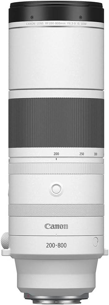 Canon RF200-800mm F6.3-9 is USM Super-telephoto Zoom Lens, Mirrorless, Powerful Zoom Range, Comfortable Handheld Shooting, for Wildlife, Nature, Outdoor Sports, Compact & Lightweight