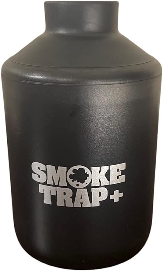 Smoke Trap + | Personal Air Filter (Sploof) – Smoke Filter With Long Lasting 500+ Uses with Easy Exhale – (Black)