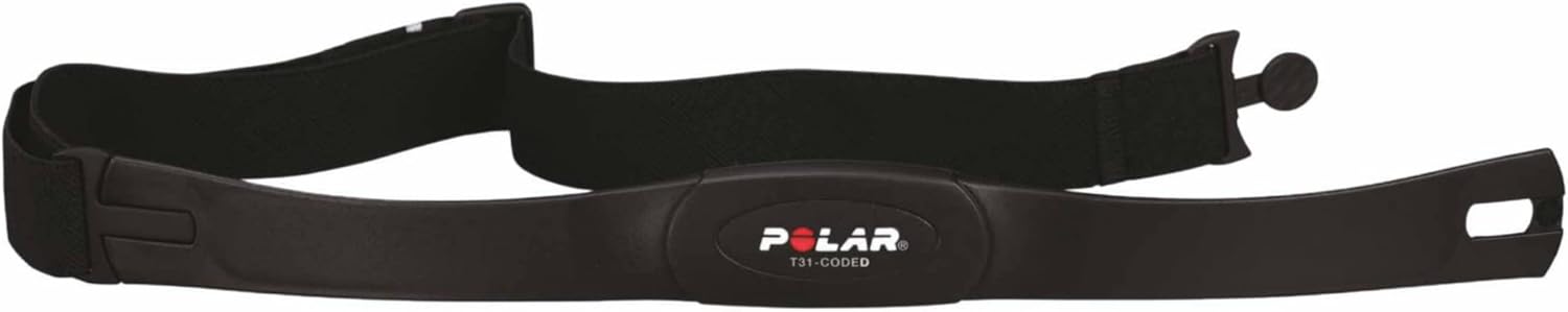 Polar T31 Coded Chest Transmitter and Elastic Strap – Black