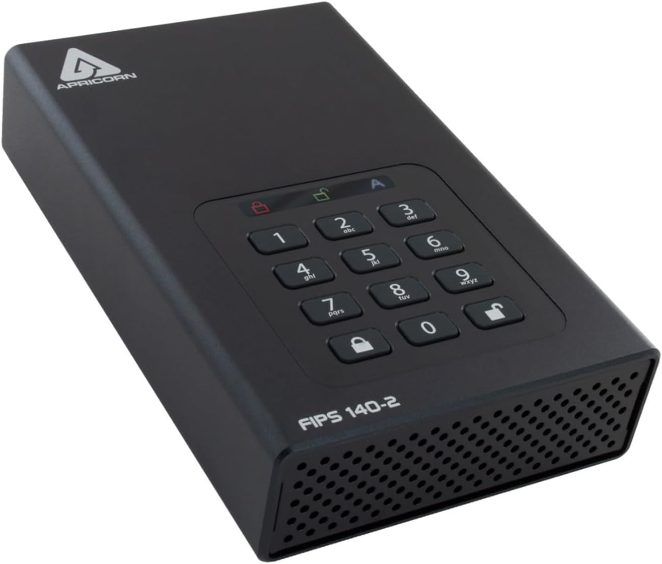 Apricorn 4TB Aegis Desktop Padlock FIPS 140-2 Validated 256-Bit Encrypted Hard Drive (ADT-3PL256F-4000)