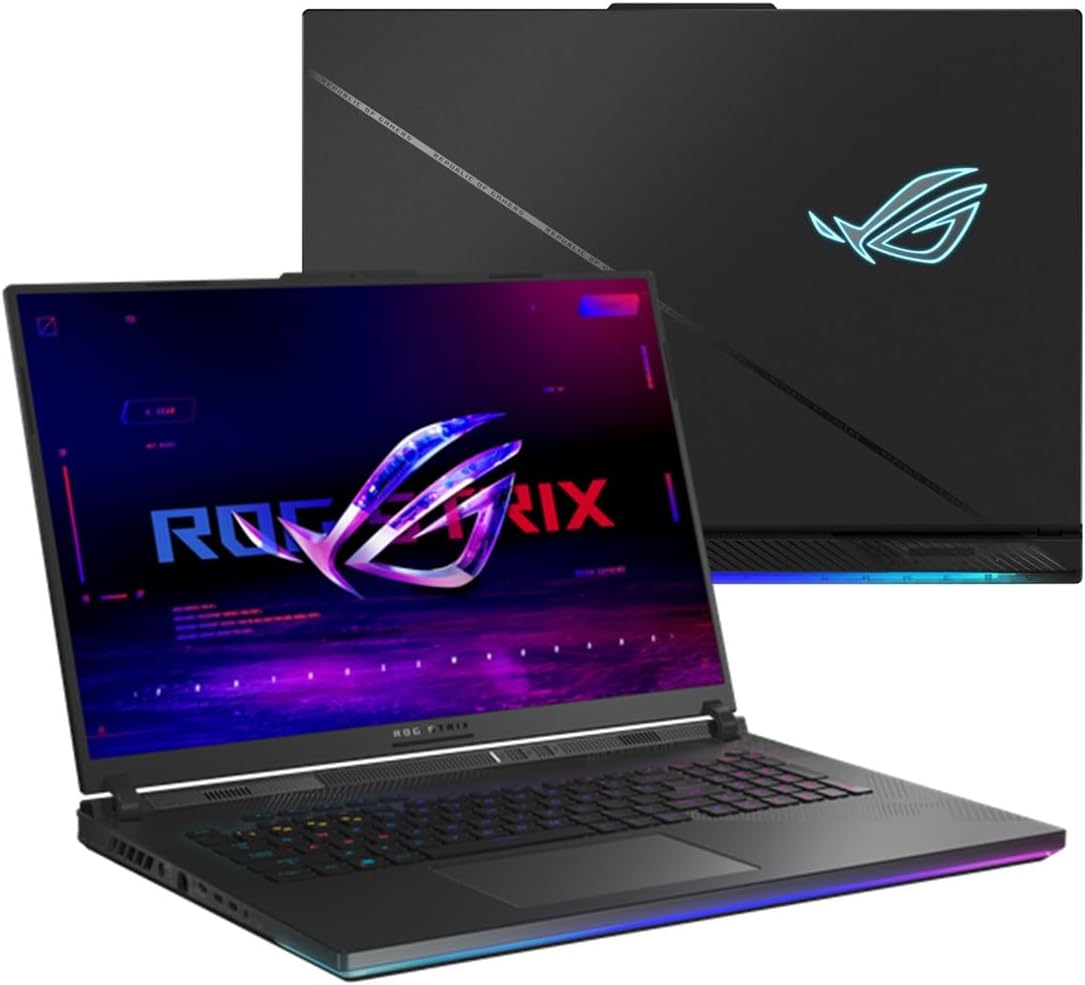 EXCaliberPC [2024] ASUS ROG Strix Scar 18 G834JYR-XS97 (Intel Core i9-14900HX, 32GB DDR5 RAM, 2TB NVMe SSD, NVIDIA GeForce RTX 4090, 18″ QHD+ 240Hz 3ms, Windows 11 Pro) Gaming Laptop