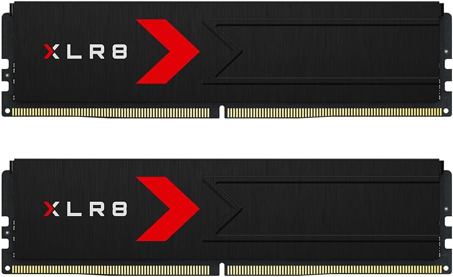 PNY XLR8 Gaming 32GB (2x16GB) DDR5 RAM 6000MHz CL36-48-48-76 1.35V (XMP/Expo Compatible) Desktop Memory Kit