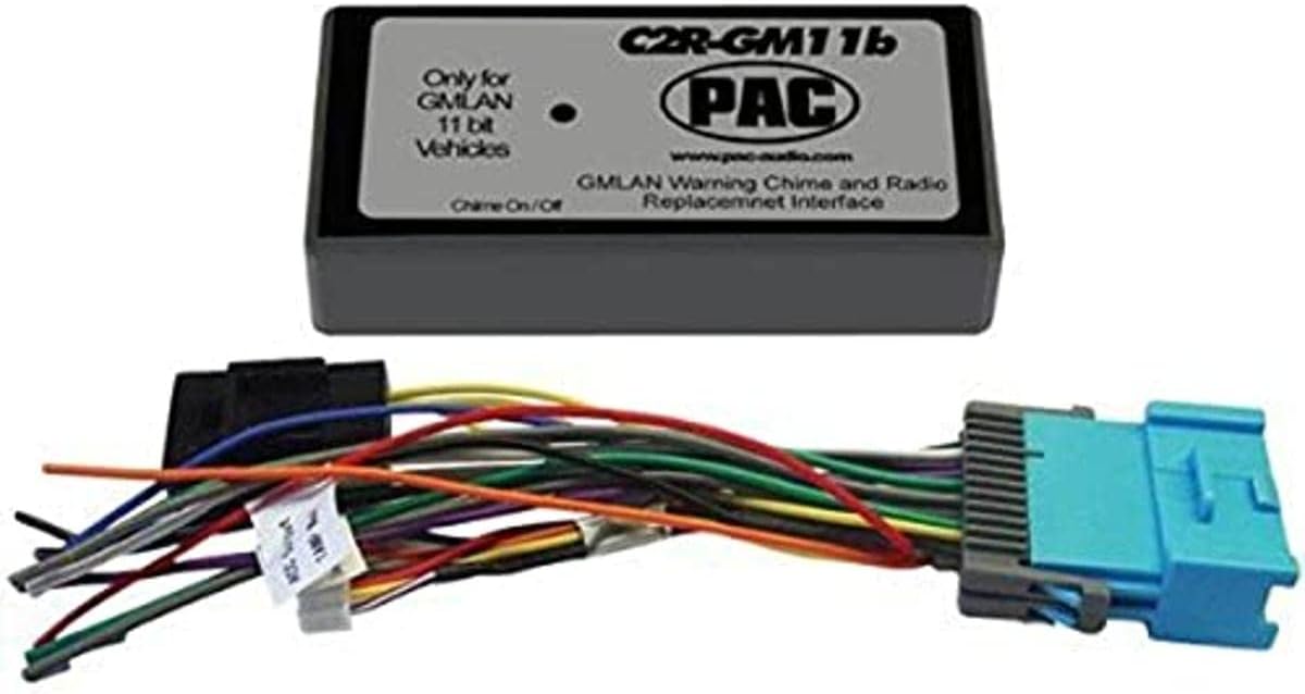 PAC C2R-GM11B Radio Replacement Interface for Select 2004-up GM LAN Vehicles with Out OnStar