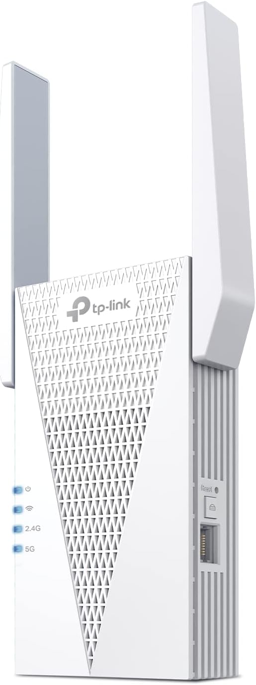 TP-Link AX3000 WiFi 6 Range Extender, PCMag Editor’s Choice, Dual Band WiFi Repeater Signal Booster with Gigabit Ethernet Port, Access Point, APP Setup, OneMesh Compatible (RE715X)