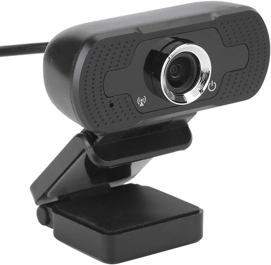 USB 2.0 Web Webcam,1080P 5MP DesktopComputer Clip-on Webcam Camera,with Builtin Microphone,Plug and PlayNo Driver, for Online Teaching Business Meeting Conference Live Broadcast