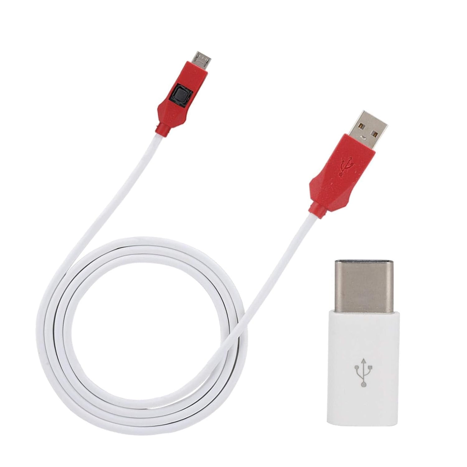 EDL Deep Flash Cable Advanced 9008 Mode Deep Flash Cable 2-in-1 Deep Flash Engineering Cable with Type-C Adapter EDL Cable Service Cable forXiaomi forMIUI Open Port 9008 Flash Cable