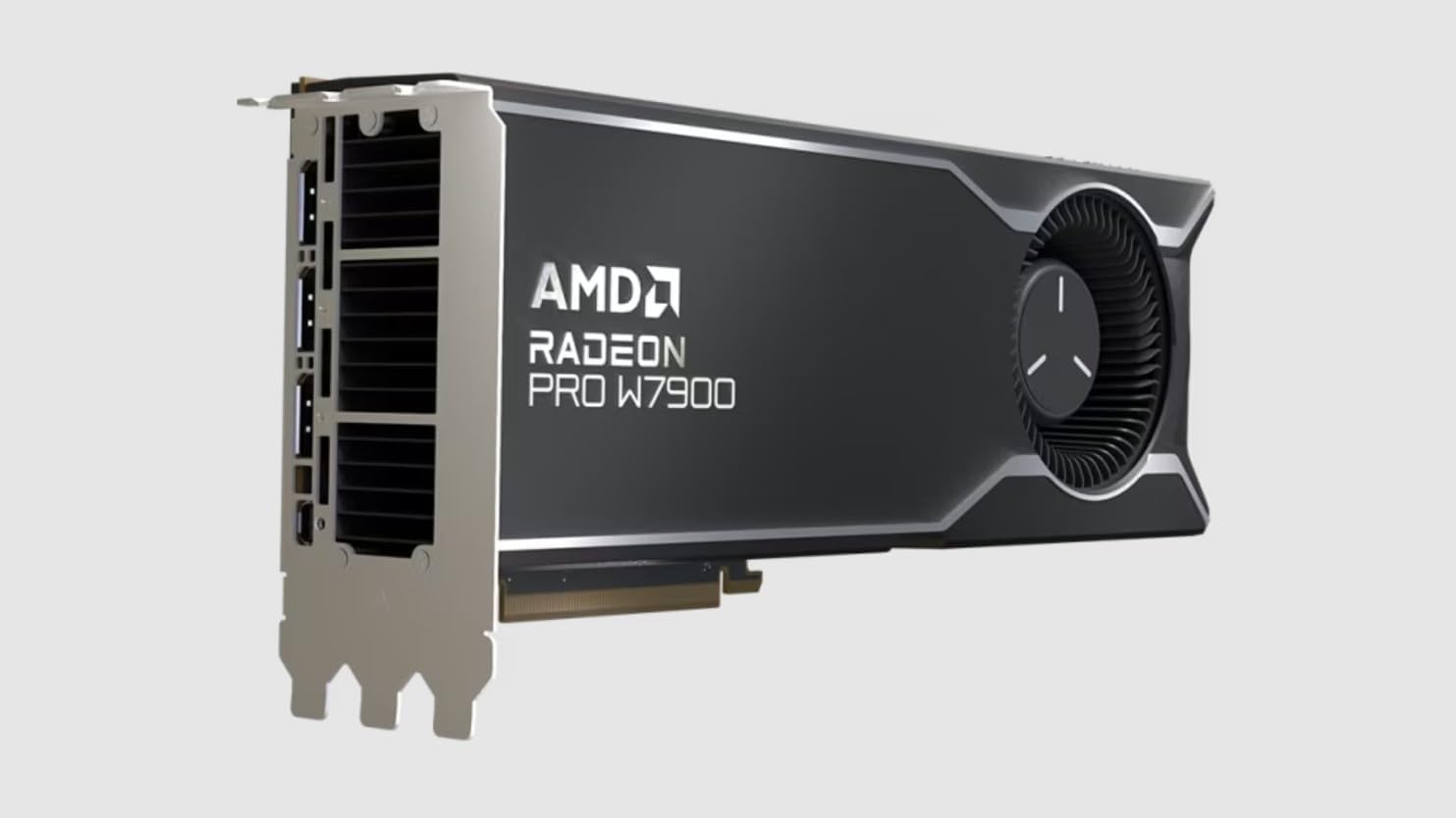 AMD Radeon Pro W7900, Professional Graphics Card, Workstation, AI, 3D Rendering, 48GB GDDR6, DisplaPort 2.1, AV1, 61 TFLOPS, 96CUS, 295W TDP, 8K