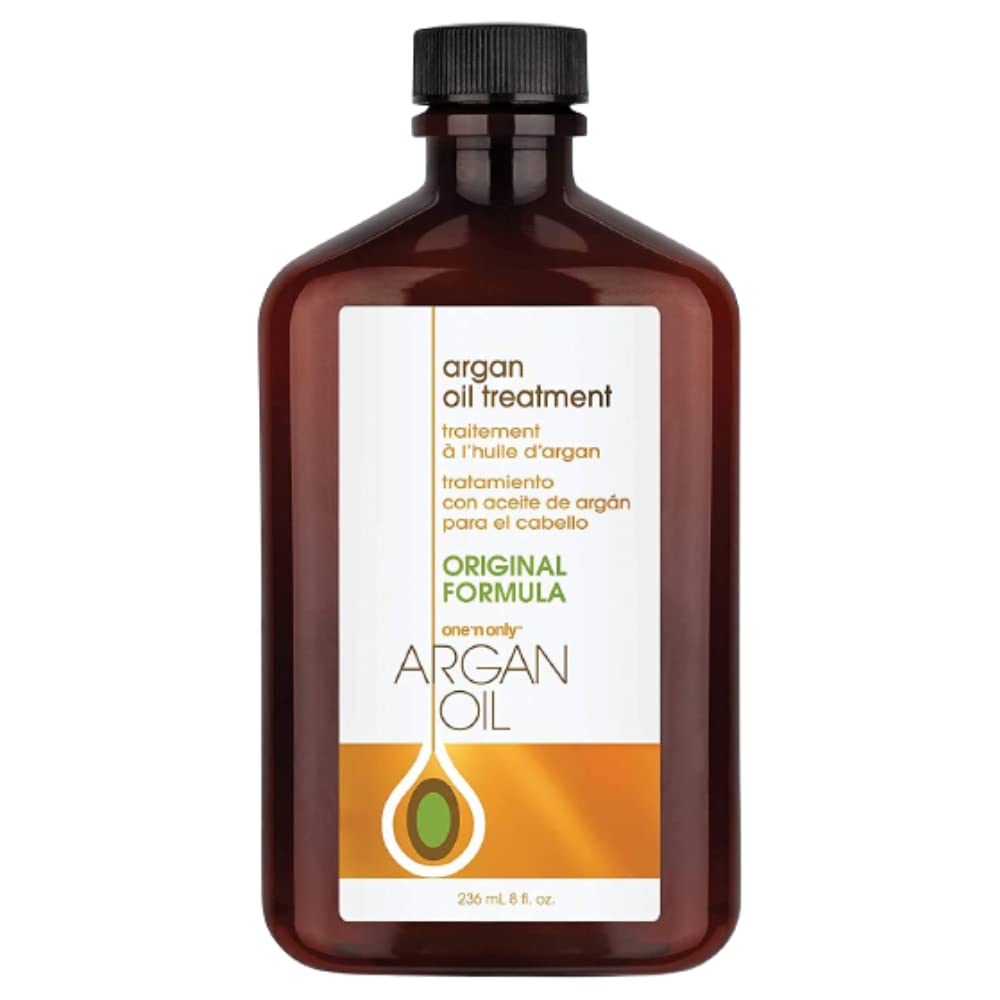 one ‘n only Argan Oil Hair Treatment, Helps Smooth and Strengthen Damaged Hair, Eliminates Frizz, Creates Brilliant Shines, Non-Greasy Formula, 8 Fl. Oz