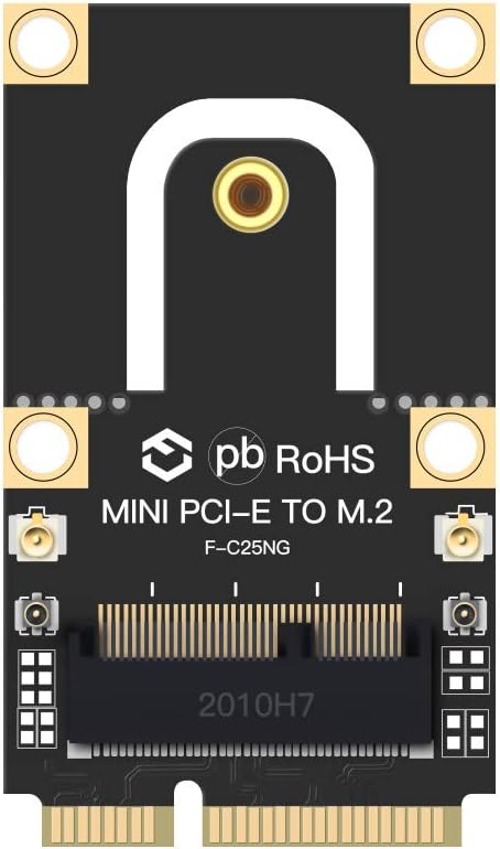 M.2 to PCIe Converter for Laptop NGFF M.2 Key A+E WiFi Bluetooth Card to Mini PCI-E Converter Adapter Make Your M.2 WiFi Card on laptops 2010-2016 Laptops Based on PCI Express Solt