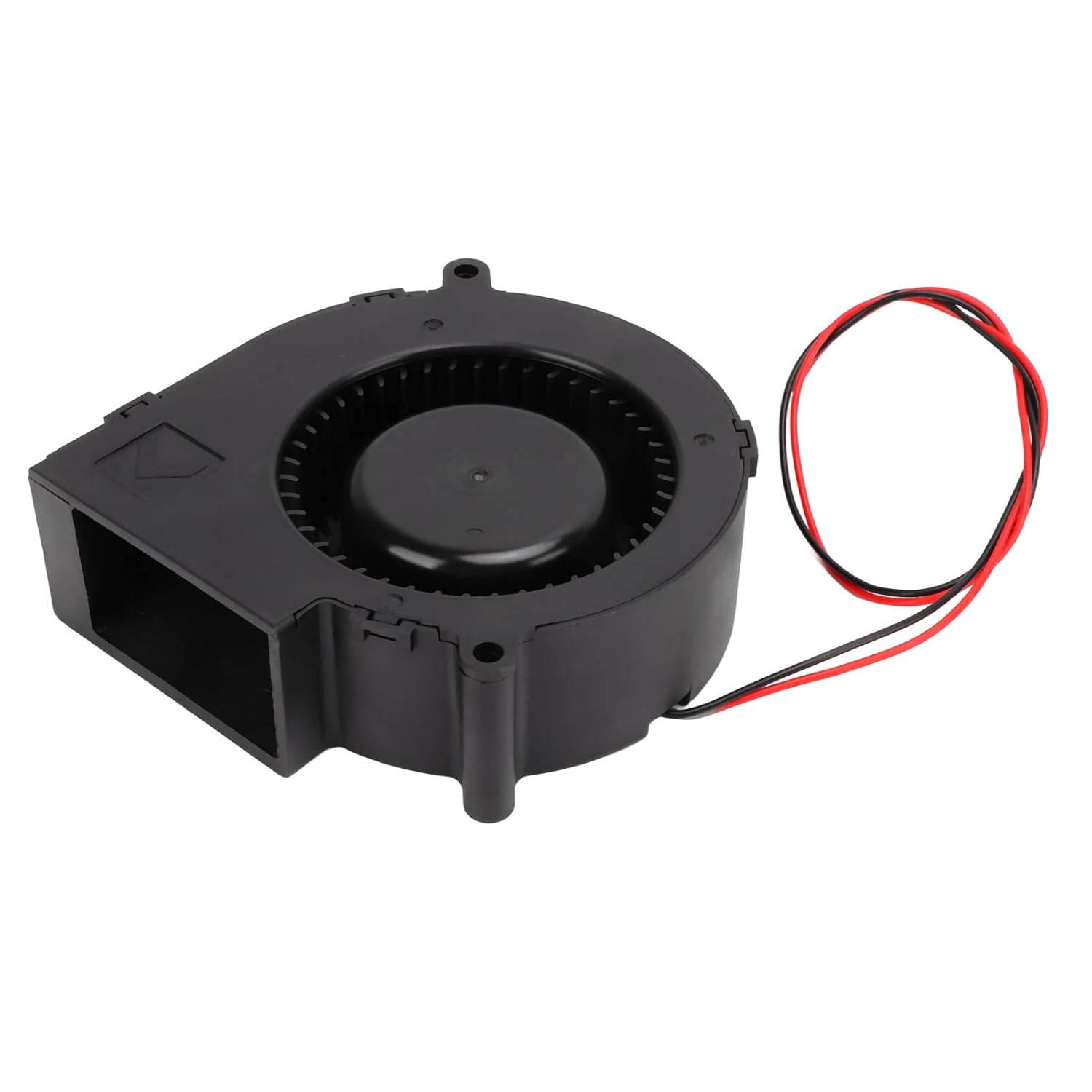 Cooling Blower Fan, DC12V 2.7A Blower Fan 4500RPM 37.39CFM Blower Brushless Cooling Fan Two Ball Bearing DC Centrifugal Fan Small Radiator for Factory, Data Center, Network Router