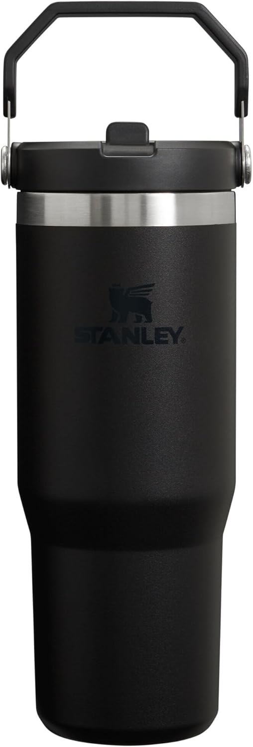 Stanley IceFlow Flip Straw Tumbler with Handle | Twist On Lid and Flip Up Straw | Leak Resistant Water Bottle | Insulated Stainless Steel | BPA-Free