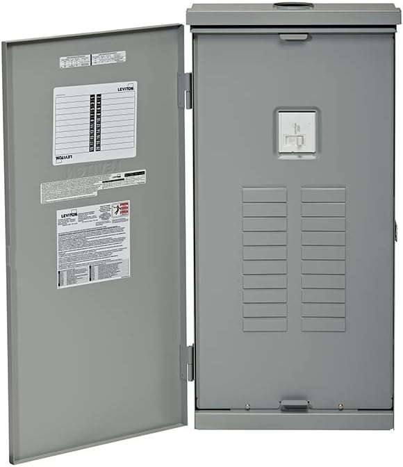 Leviton LR220-BDD 20 Space Outdoor Load Center with 200A Main Circuit Breaker