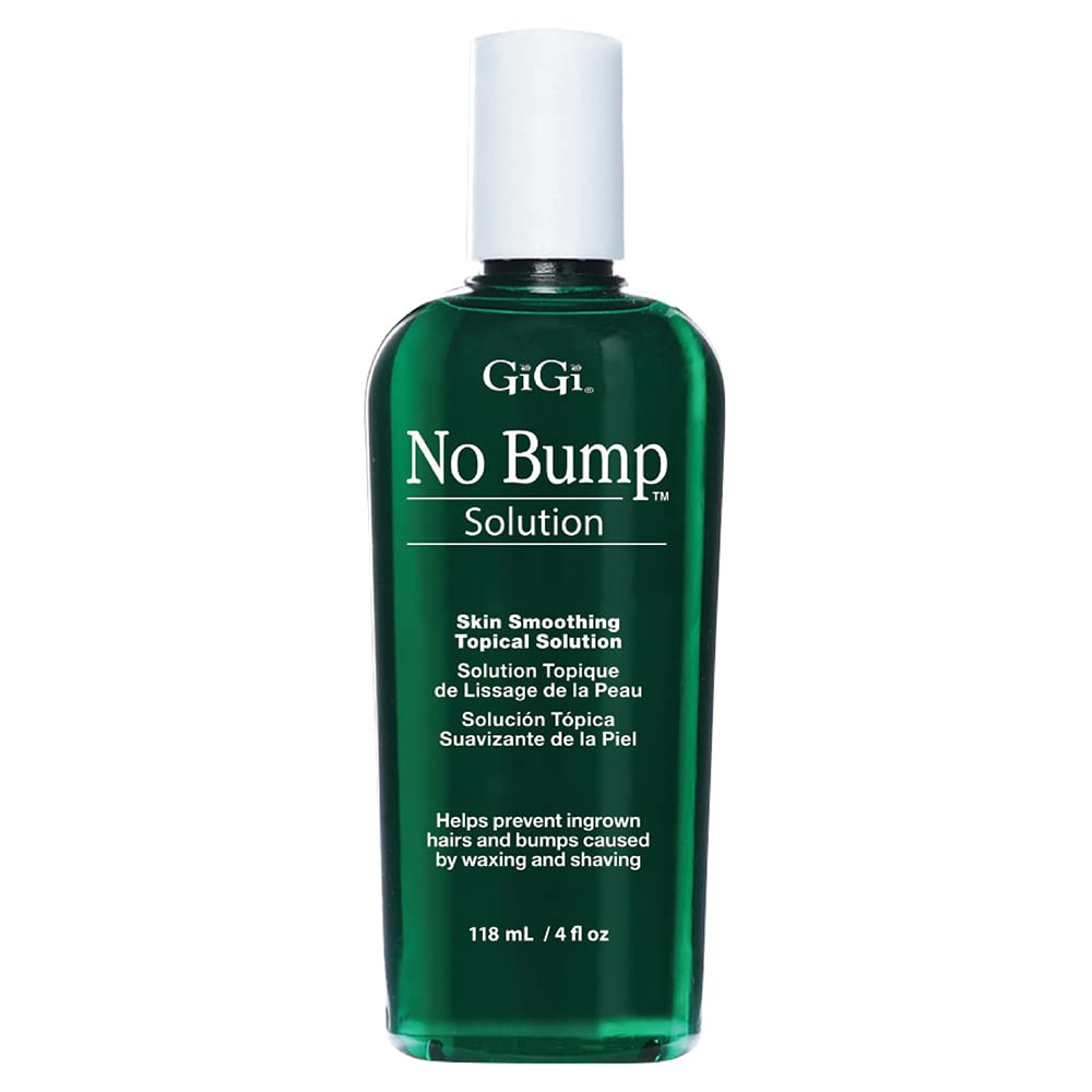 GiGi No Bump Skin-Smoothing Topical Solution, Helps Prevent Razor Burns, Hair Bumps, and Ingrown Hair After Waxing or Shaving, Soothes and Calms Skin, Suitable for Men and Women, 4 fl oz – 1 Pack