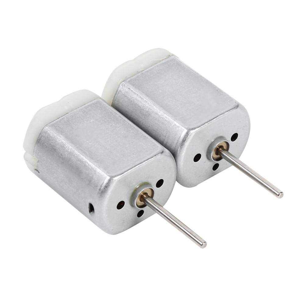 1Pair 22mm Door Lock Actuator Motor, Keenso 12V DC Car D Flat Shaft Door Lock Actuator Motor Repair FC-280SC-20150 Long D Spindle, Power Locking Repair Engine