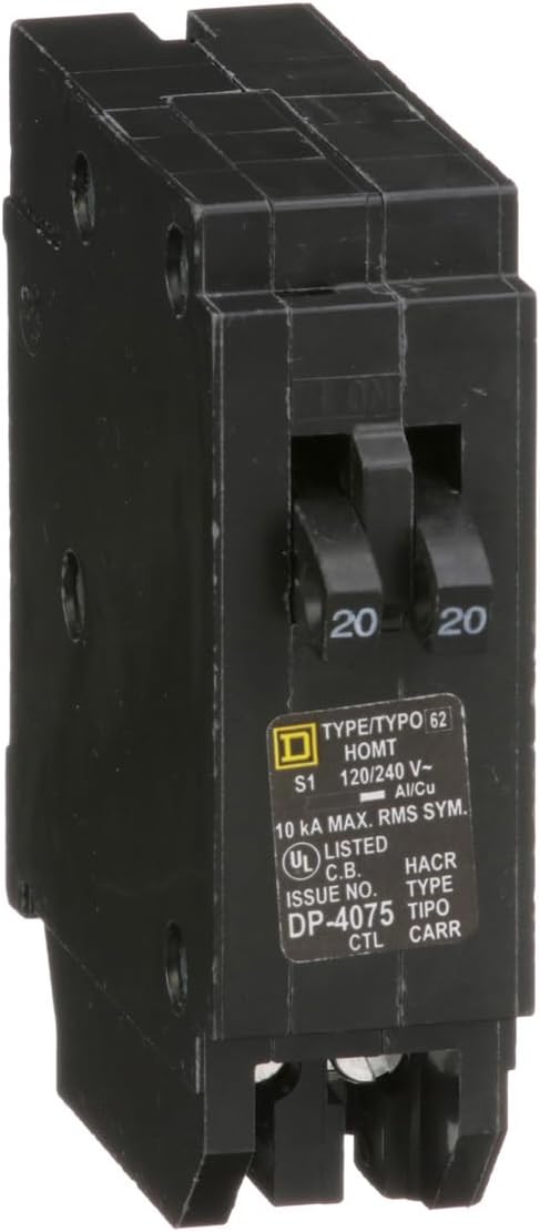 Square D by Schneider Electric Square D – HOMT2020CP Homeline Tandem Circuitbreaker