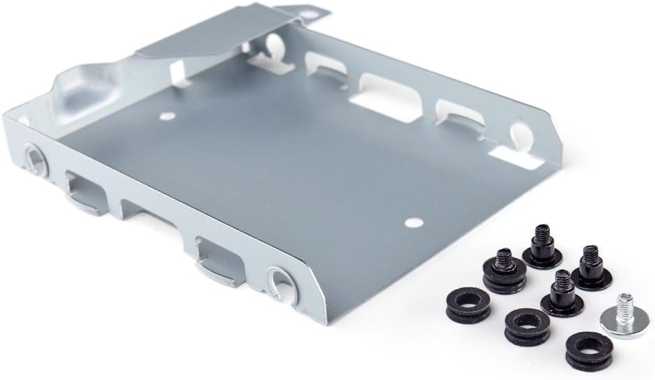 JMXLDS Hard Disk Drive HDD Mounting Bracket Caddy with Screws for PS4 Replacement Housing Console