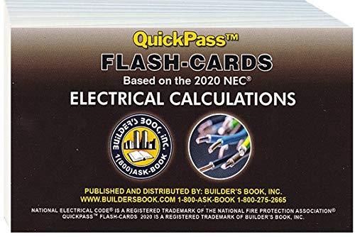 2020 Electrical Calculation QuickPass Flash-Cards