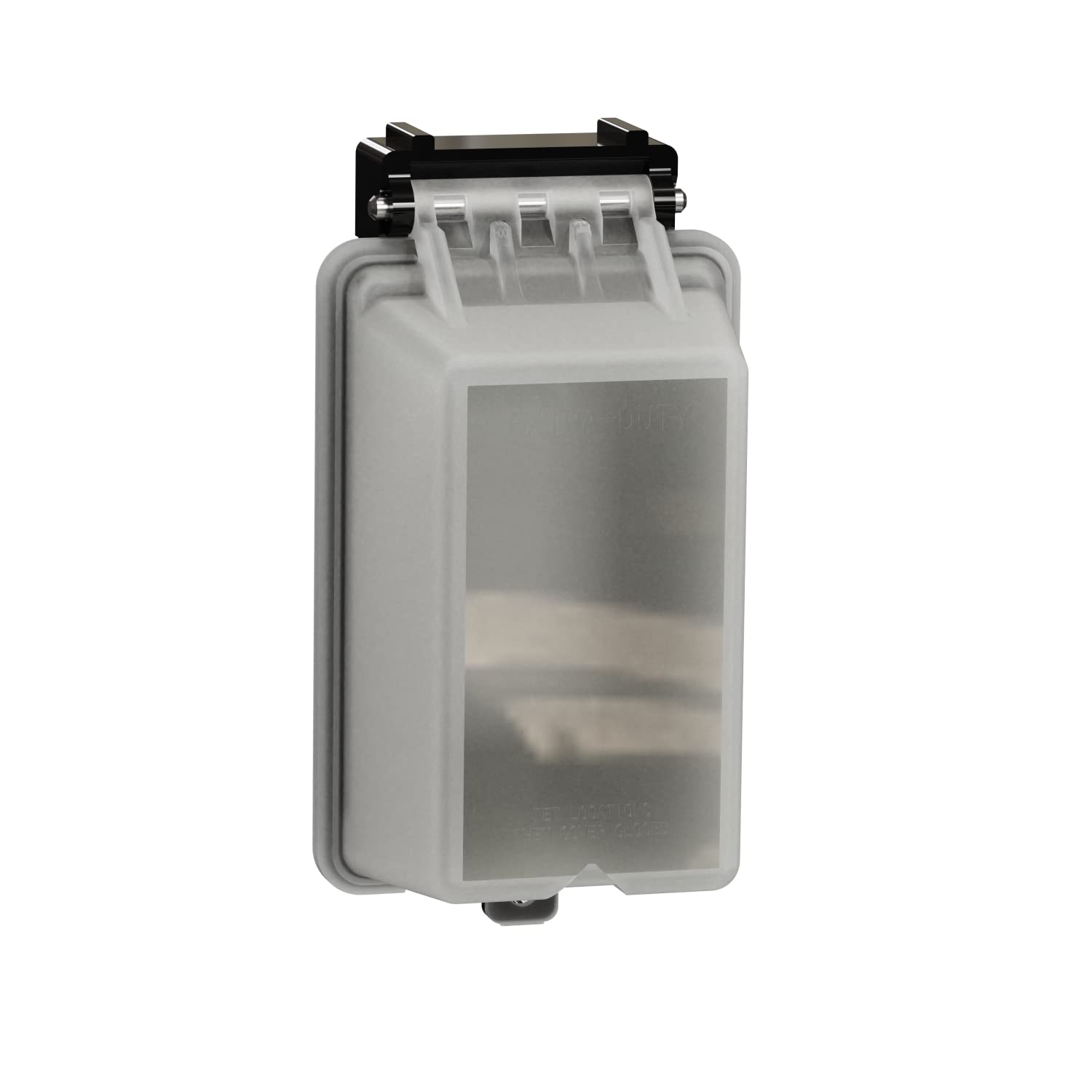 Square D by Schneider Electric Square D X Series Universal Weatherproof Clear Cover, Verical Mount, 1 Gang, Clear (SQWS83211XX)