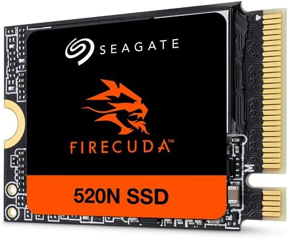 Seagate FireCuda 520N SSD 2TB SSD – M.2 2230-S2, PCIe Gen4 ×4 NVMe 1.4, speeds up to 5000MB/s, Compatible with Steam Deck, Microsoft® Surface, Laptop, with Rescue Services (ZP2048GV3A002)