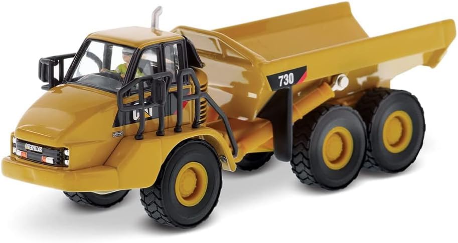 Diecast Masters 1:87 Caterpillar 730 Articulated Dump Truck, HO Scale Series Cat Trucks & Construction Equipment | 1:87 Scale Model Diecast Collectible | Caterpillar Truck, Diecast Masters Model 85130