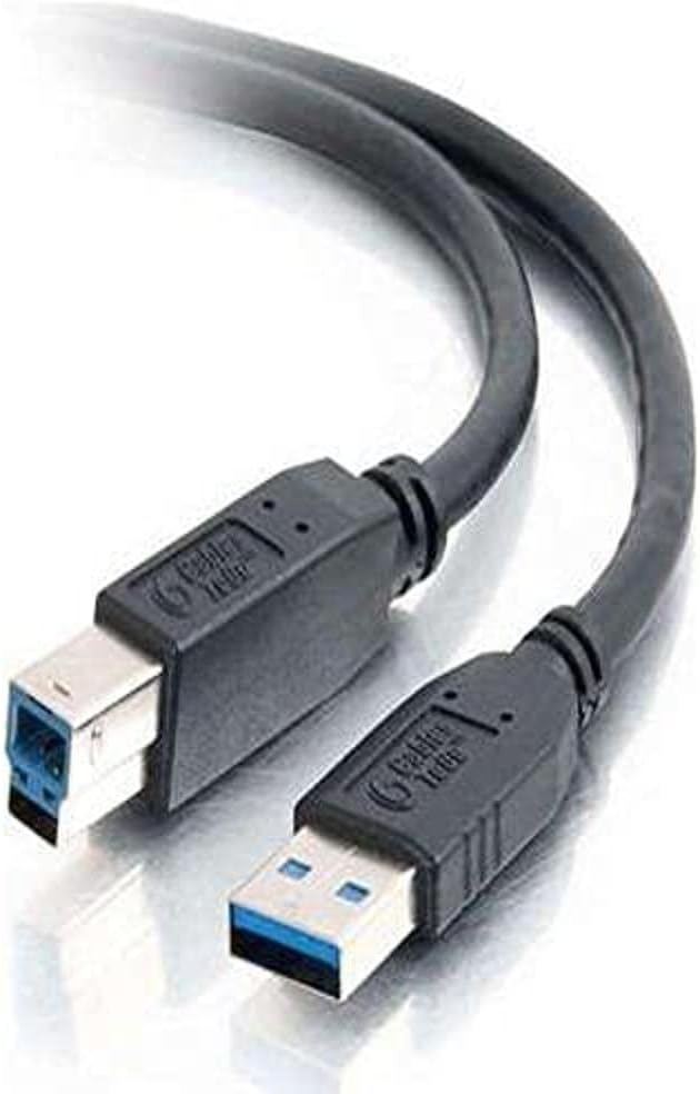 C2G Legrand USB A Male to Micro B Male Cable, USB A to USB B Cable, USB 3.0 Cable, 3.28 Foot (1 Meter) Data Transfer Cable, Black USB Cord, 1 Count, C2G 54173