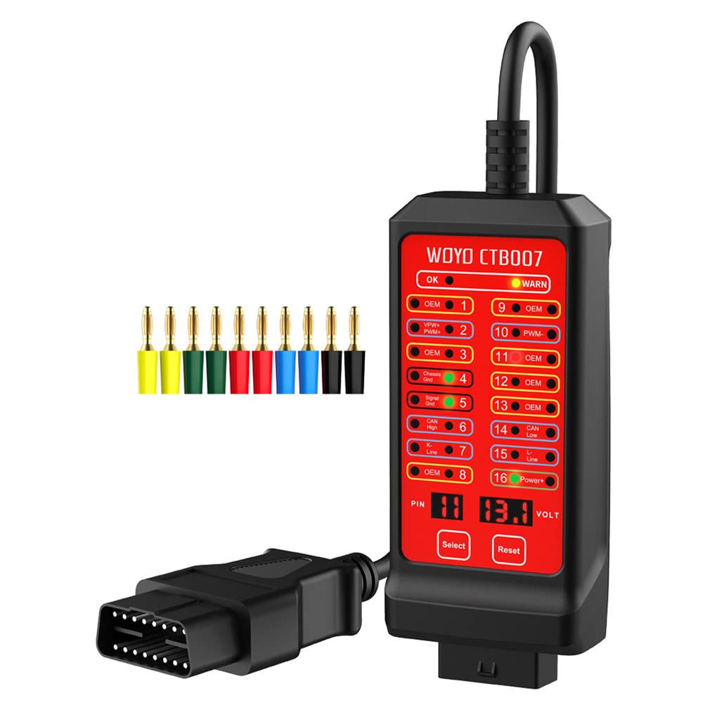 12 V 24 V Portable CAN Tester 16 Pin Break Out Box Detection CAN Bus Circuit Tester Vehicle Diagnosis On-Board Diagnostics Tester,Can Tester