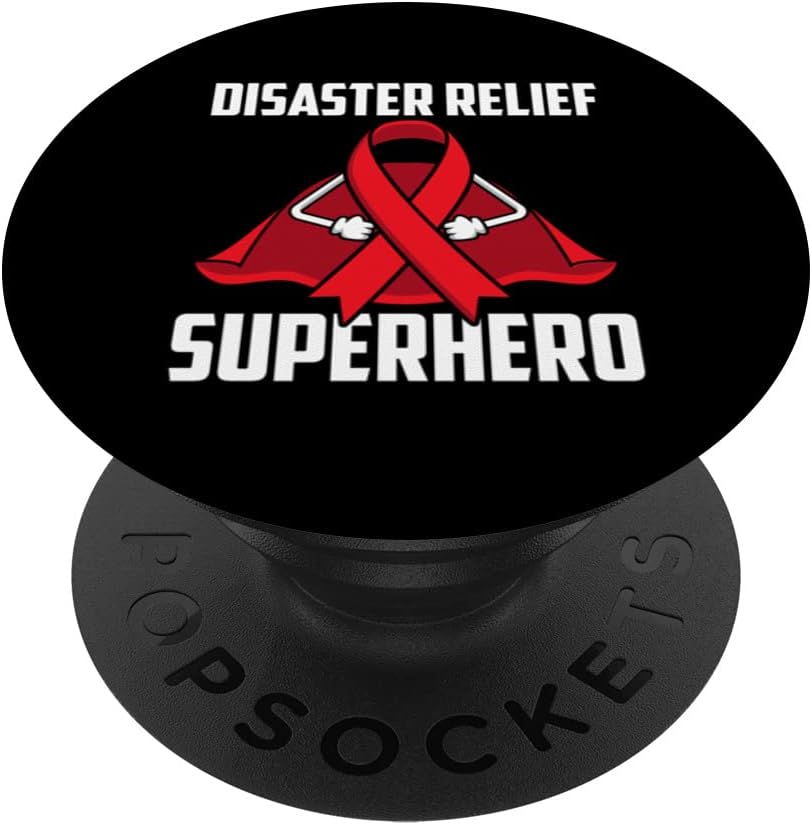 Disaster Relief Superhero Survivor Warrior Fighter Recovery PopSockets Swappable PopGrip