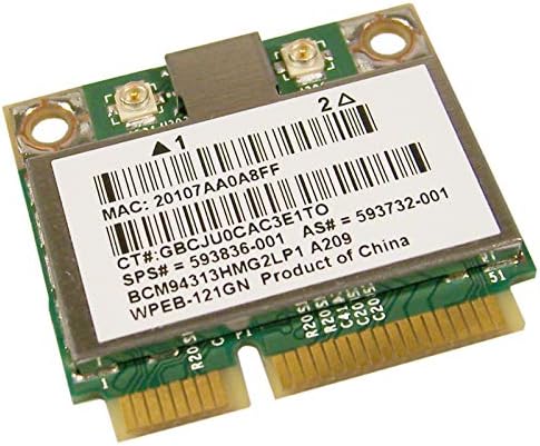 HP WLAN 802.11a-b-g Shiraz G4 WiFi Card 593836-001 BCM94313HMG2LP1 Broadcom