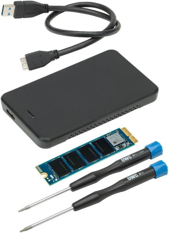 OWC 2.0TB Aura N2 NVMe SSD Upgrade Kit w/ 1TB Express USB 3.0 Compatible with MacBook Pro w/Retina Display (Late 2013 – Mid 2015) and MacBook Air (Mid 2013 -Mid 2017)