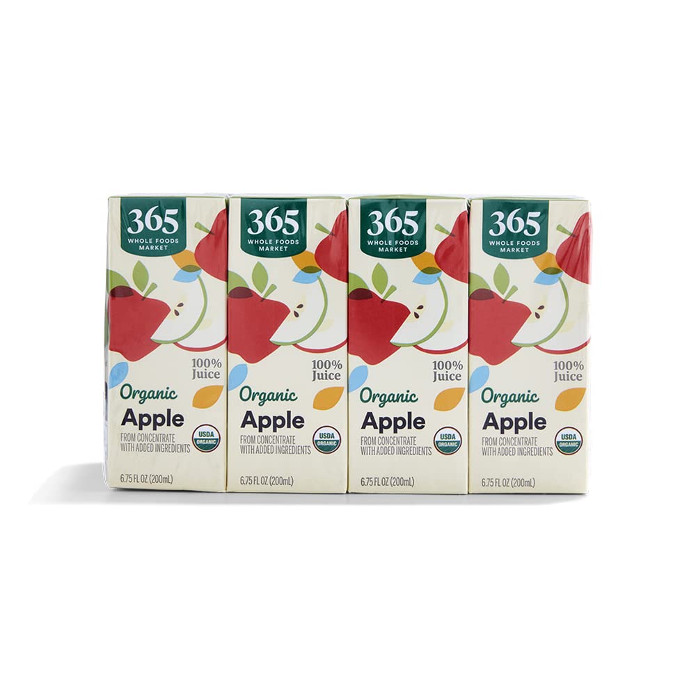 365 by Whole Foods Market, Organic Apple Juice Multipack, 6.75 Fl Oz