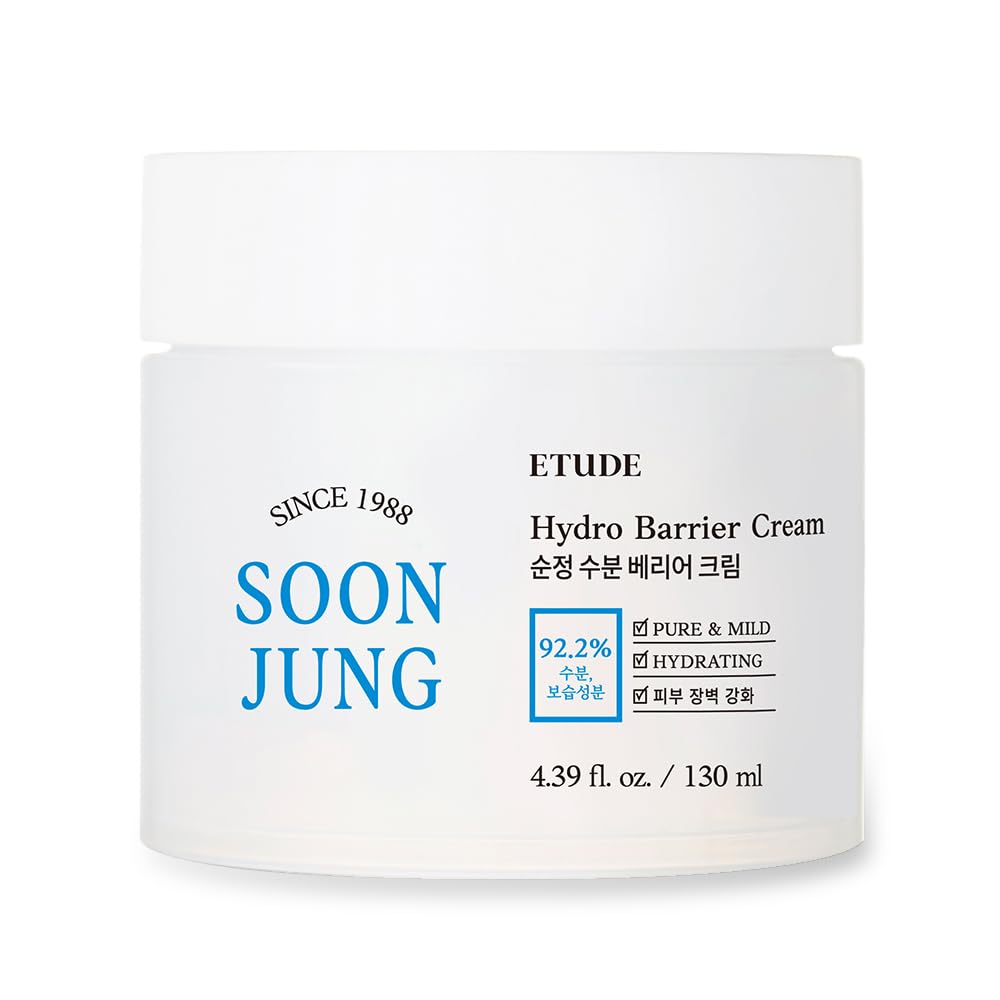 ETUDE Soonjung Hydro Barrier Cream BIG SIZE 130ml | Moisturizing and soothing cream | Korean Skin Care | Care Solution for sensitive skin | K-Beauty, Skin Care, Perfect for Gift