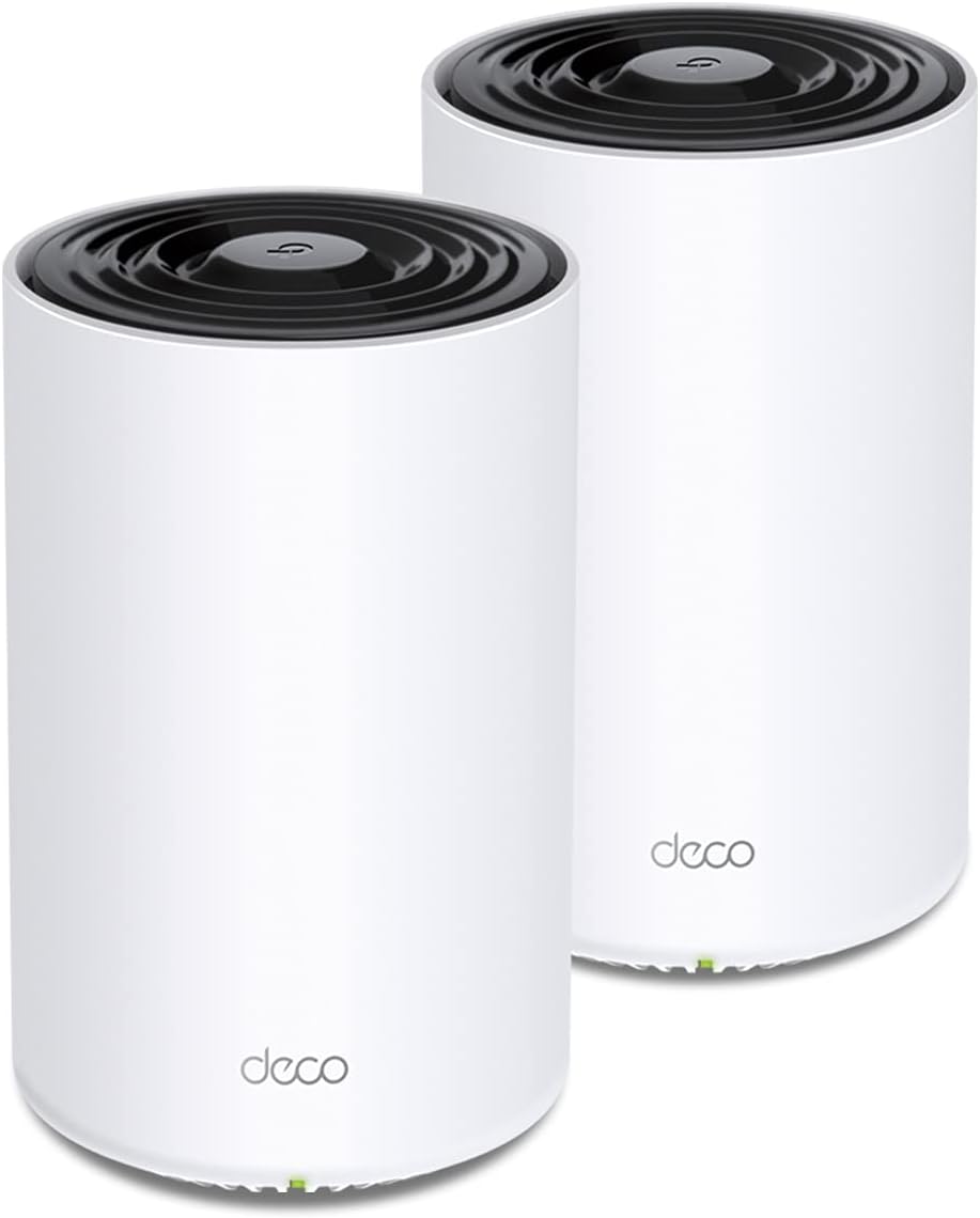 TP-Link Deco Tri Band Mesh WiFi 6 System(Deco X68) – Covers up to 5500 Sq. Ft.Whole Home Coverage, Replaces Wireless Routers and Extenders, 2-Pack