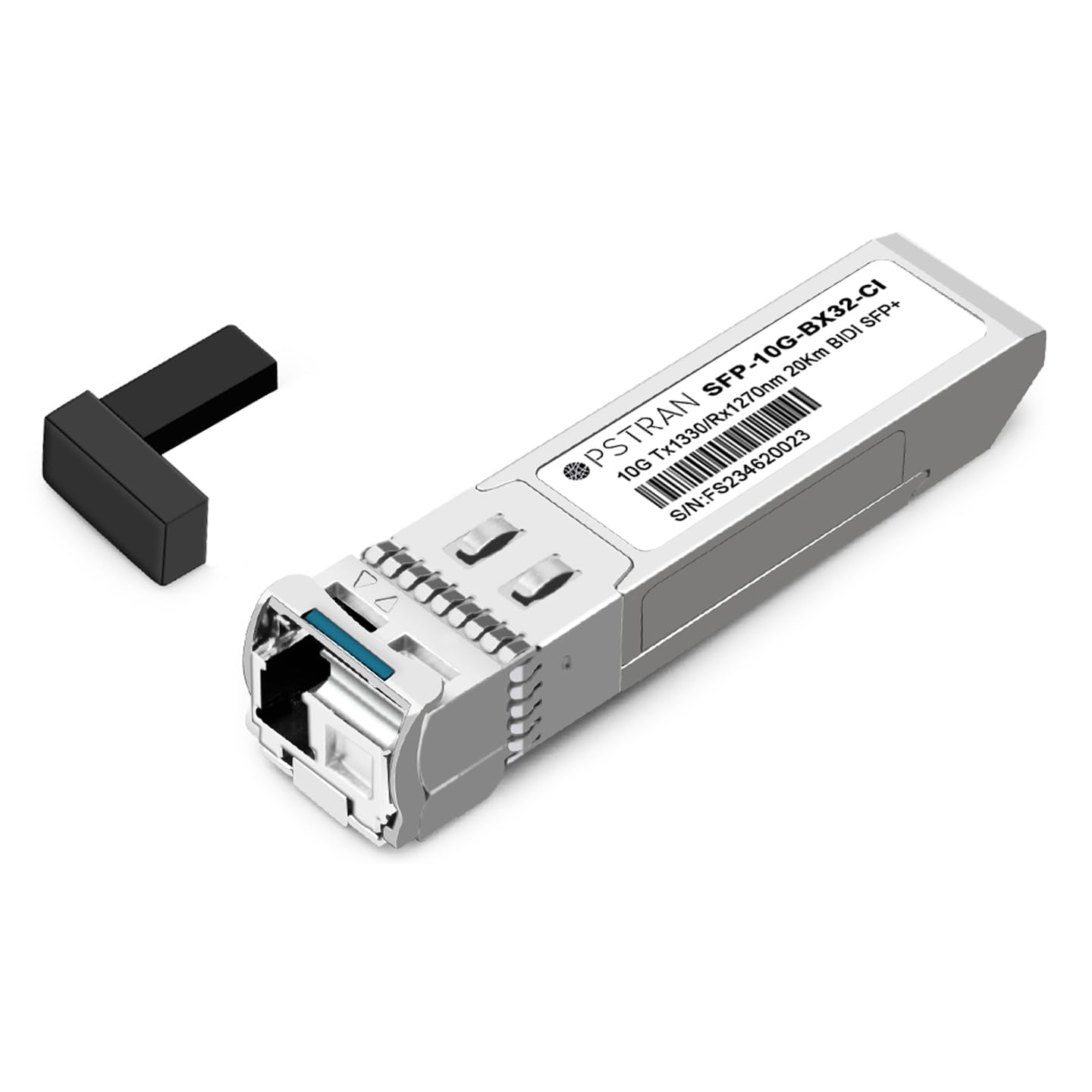 10GBASE-BX BiDi SFP+ Optical Transceiver Module Compatible with Cisco SFP-10G-BX20D 1330nm-TX/1270nm-RX 20km DOM Simplex LC SMF