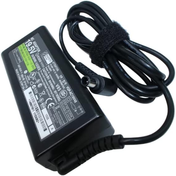 3.3A 65W Battery Charger for Sony: Adapter Power Supply Compatible for Sony Laptop Vaio VGP-AC19V43 VGP-AC19V44 VGP-AC19V48 VGP-AC19V49 VGP-AC19V63